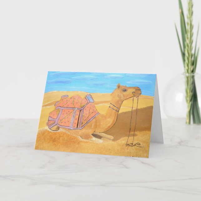 Camel Einladungskarte (Vorderseite)