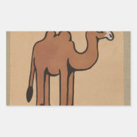 Camel - farbenfrohe antike BuchIllustration
