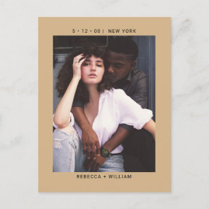 Camel Foto Wedding Save the Date Einladung Postkarte