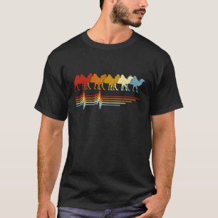Camel Heartbea Retro Vintag Animal T-Shirt
