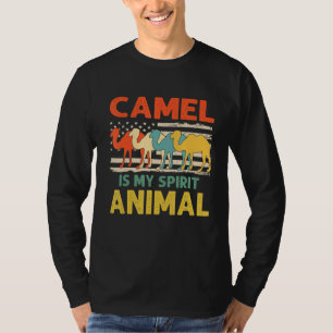 Camel ist mein Spirit Animal US Patriotic American T-Shirt