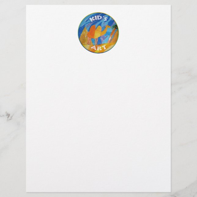 Camel Kunst von Kindern (Vorderseite)