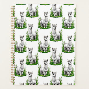 Camel Lama Alpaca Muster Design Planer