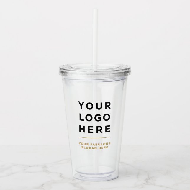 Camel Logo Acrylic Tumbler mit Stroh kein Minimum Acryltrinkbecher (Vorderseite)