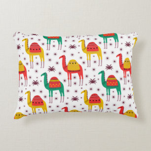 Camel Muster flache Farbgestaltung Dekokissen