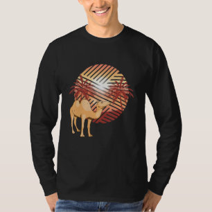 Camel Palm Tree Hump Tag Mittwoch Arbeit Kamel T-Shirt