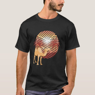 Camel Palm Tree Hump Tag Mittwoch Arbeit Kamel T-Shirt