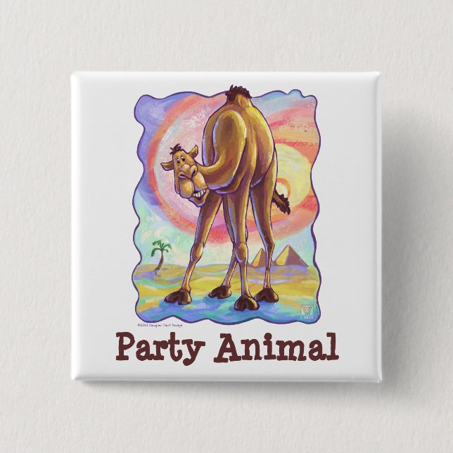 Camel Party Centre Button (Vorderseite)