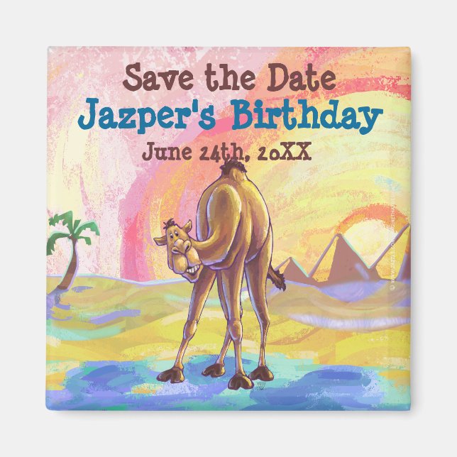 Camel Party Centre Magnet (Vorne)