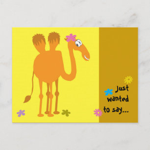 Camel Postcard Postkarte