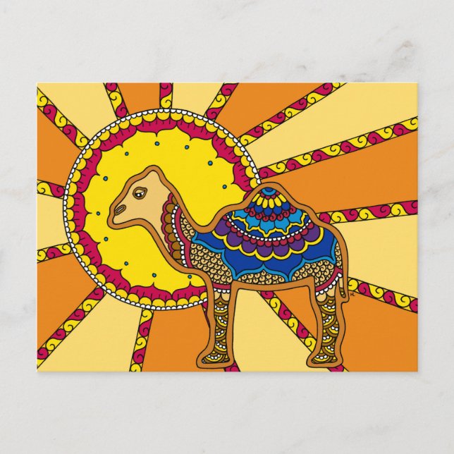 Camel Postkarte (Vorderseite)
