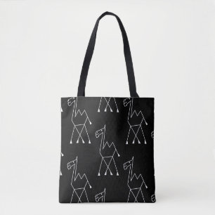 Camel Print Tasche