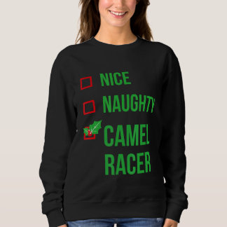 Camel Racer Pajama Weihnachten Sweatshirt