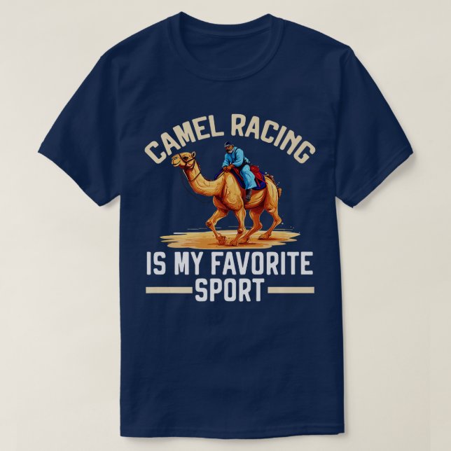 Camel Racing Animal Race Hump Camel Riding Wüste T-Shirt (Design vorne)