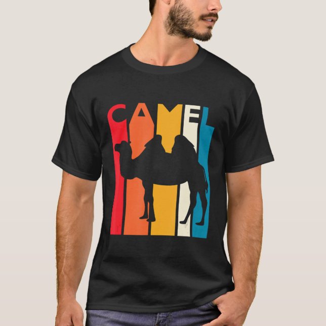 Camel Retrofor Animal Camel T-Shirt (Vorderseite)