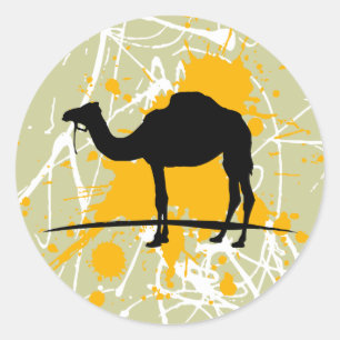 Camel Runder Aufkleber
