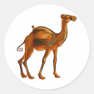 Camel Runder Aufkleber