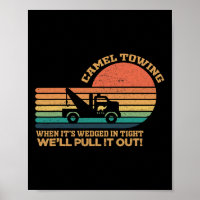 Camel Schlepp Retro Erwachsene Humor Sprichwort Fu