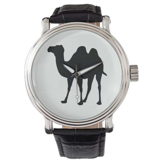 Camel Silhouette Armbanduhr (Vorderseite)