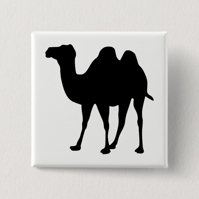 Camel Silhouette Button (Vorderseite)