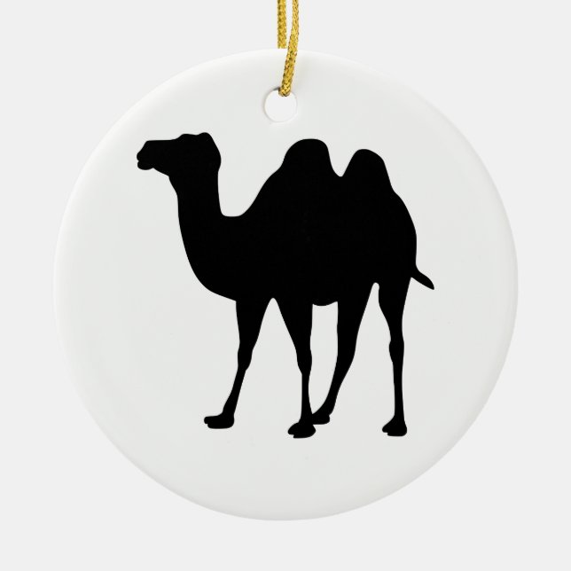 Camel Silhouette Keramikornament (Vorne)