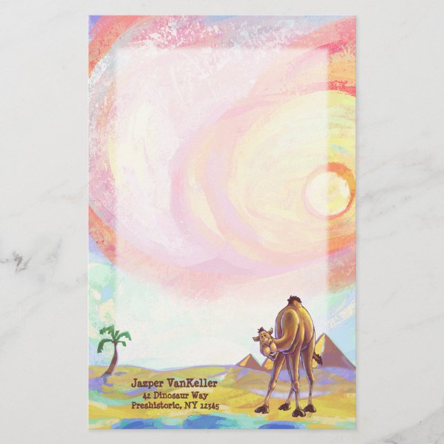 Camel Stationery Briefpapier (Vorderseite)