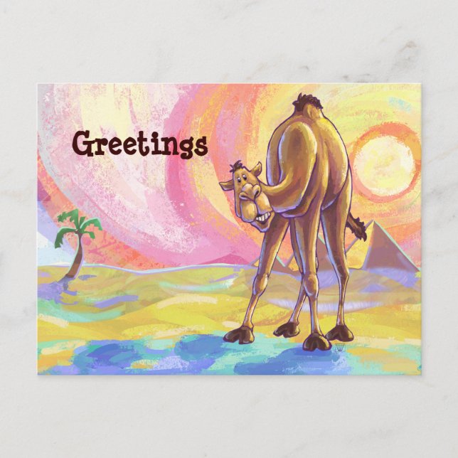 Camel Stationery Postkarte (Vorderseite)