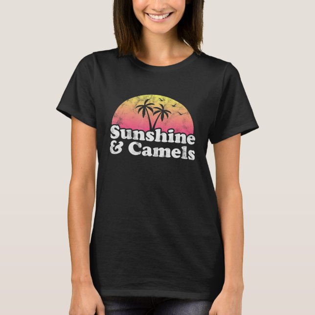 Camel Sunshine und Camels T-Shirt (Vorderseite)