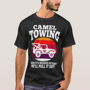 Camel Towing Fun Retro Camel Towing Fun Halloween T-Shirt