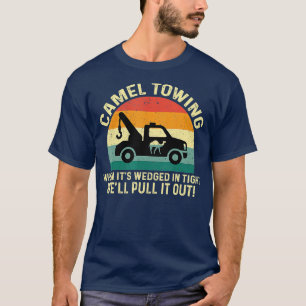 Camel Towing Retro Adult Funny Halloween Geschenke T-Shirt