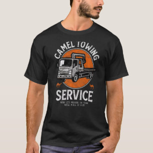 Camel Towing Retro Adult Humor Sprichwort Hallowee T-Shirt