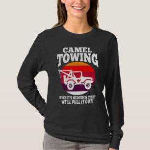 Camel Towing Retro Camel Schleppkehl Halloween T-Shirt