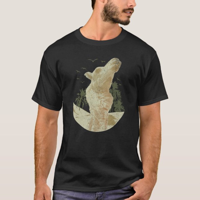 Camel Train Caravan Arabian Camel Animal Wüste T-Shirt (Vorderseite)