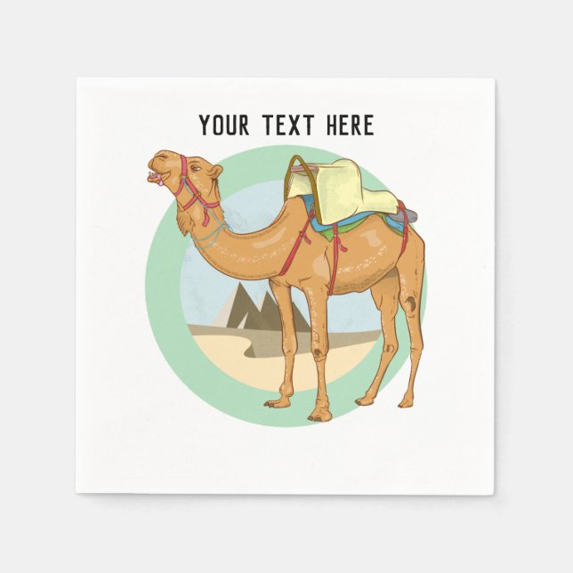 Camel Trek Ägypten Serviette (Vorderseite)