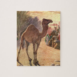Camel von Louis Sargent, Vintage Wildtiere Puzzle