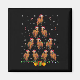 Camel Weihnachtsmannmütze Xmas Lights Männer Weihn Magnet