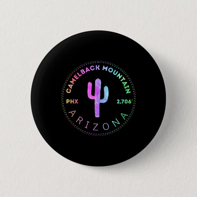 Camelback Mountain - Phoenix Arizona Klettern Hiki Button (Vorderseite)