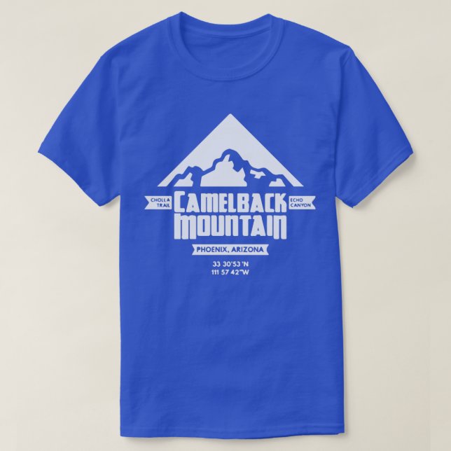Camelback Mountain Silhouette T-Shirt (Design vorne)