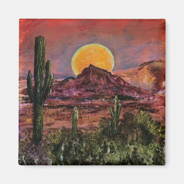 Camelback Sunset Magnet (Vorne)