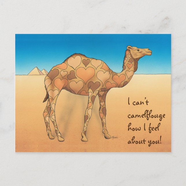 Camelflouge Postkarte (Vorderseite)