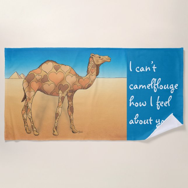 Camelflouge Strandtuch (Vorderseite)