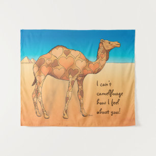 Camelflouge Wandteppich