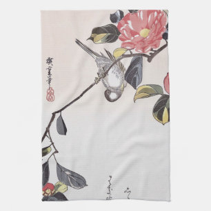 Camelia und Uso, Hiroshige, Ukiyo-e Geschirrtuch