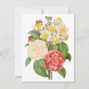 Camelias und Affodils von Redoute Einladung