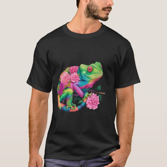 Camellia Chameleon T-Shirt (Vorderseite)