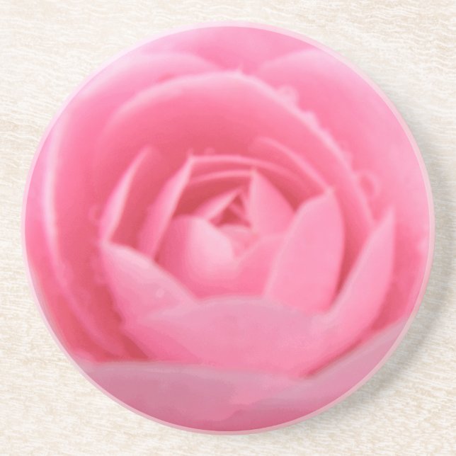 Camellia Pink Blume Untersetzer (Vorne)