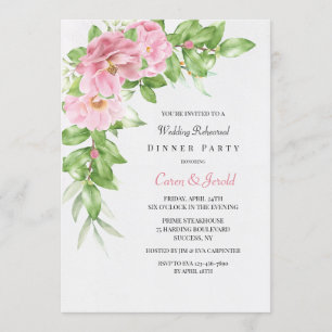 Camellia Probe Dinner Party Einladung