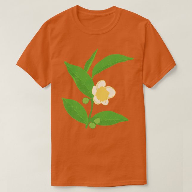 Camellia Sinensis Illustration T-Shirt (Design vorne)
