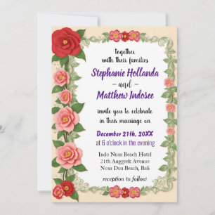 Camellia Unprätentiöse Elegance Essenz Liebe - Einladung