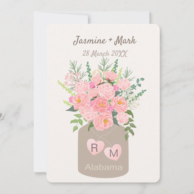 Camellias bemalt Alabama Staat Blume Hochzeit (Vorderseite)